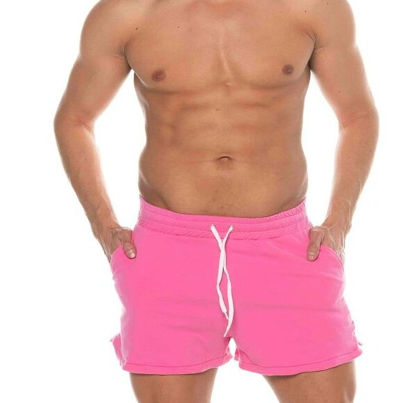 Go Softwear Size XL Pacific French Terry Shorts w/Side Pockets - Flamingo Pink - Picture 11 of 13